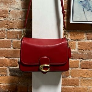 RESERVED - Coach Soft Tabby Brick Red